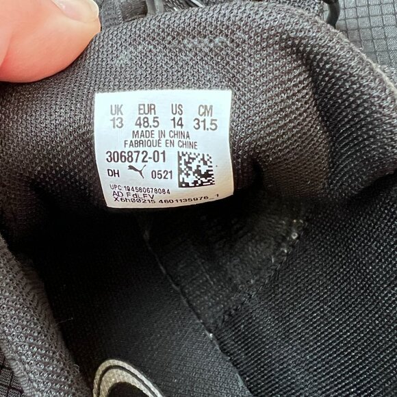 PUMA BMW Motorsport Track Racer driving Shoes Size 14 Black 306872 Performance - Picture 9 of 12